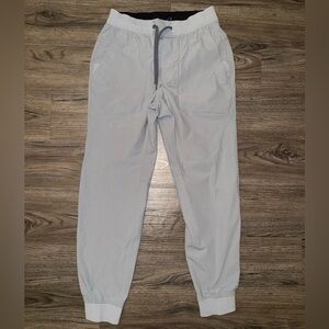 Lululemon Joggers Sz Medium Light Grey Breathable Athletic Pants
